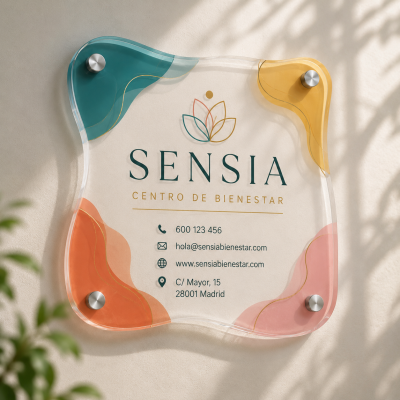 Metacrilato Transparente 5 y 10 mm Personalizado con Impresión UV