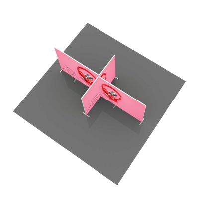 Marco textil modular plegable portátil Quick 4 cm