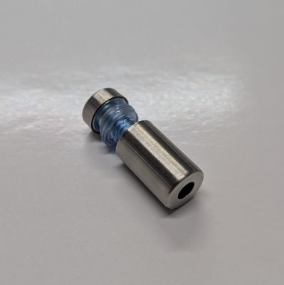 Separador embellecedor plata de 8 mm para rígidos