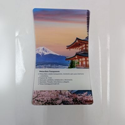 Metacrilato Transparente 3 mm Impresión Una Cara