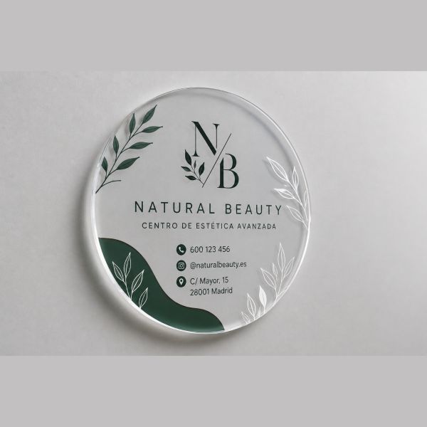 Metacrilato Transparente 5 y 10 mm Personalizado con Impresión UV