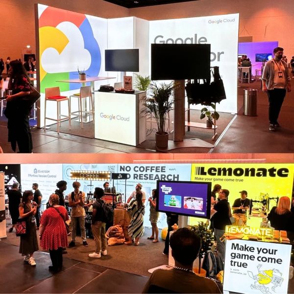 Stand Retroiluminado con Cajas de Luz Portátiles Modulares BIG LED UP 6×3 m