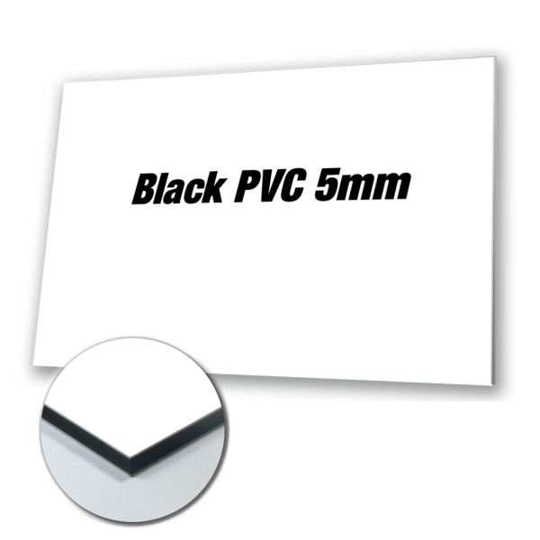 BLACK PVC 5 MM. SIN IMPRESION