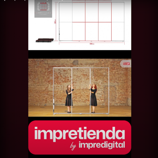 Tela Backlight FR 175g + Tela Blanca Opaca Reflectante para Cajas de Luz