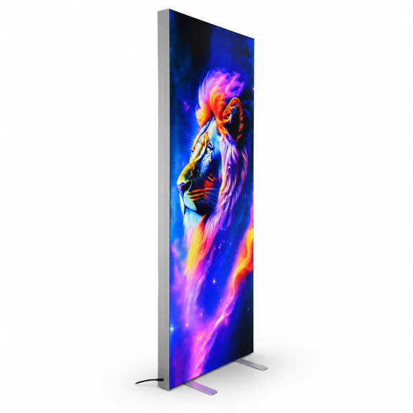 Caja de Luz Portátil Doble Cara 85x200 cm con Telas Backlight Incluidas
