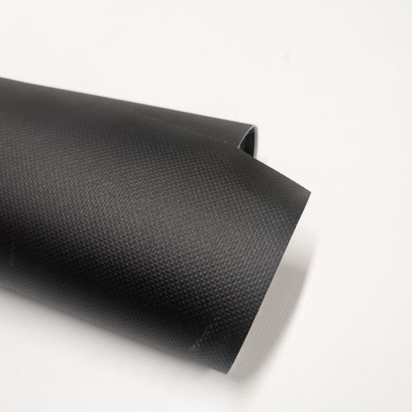 Lona Una Cara Opaca 510g Trasera Negra