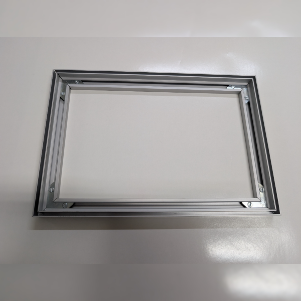 Marco Textil de Pared Perfil 19 mm en Aluminio para Tela con Silicona