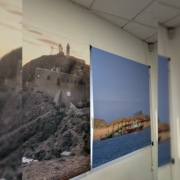 Tela Polycanvas Opaca FR 305 g Trasera Negra