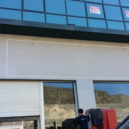 Perfil de Pared para Lona con Tensor de PVC Blanco