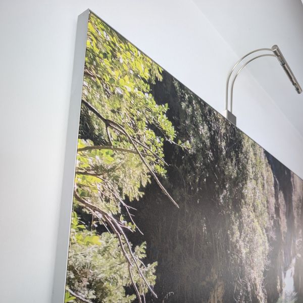 Marco Textil de Pared Perfil 19 mm en Aluminio para Tela con Silicona
