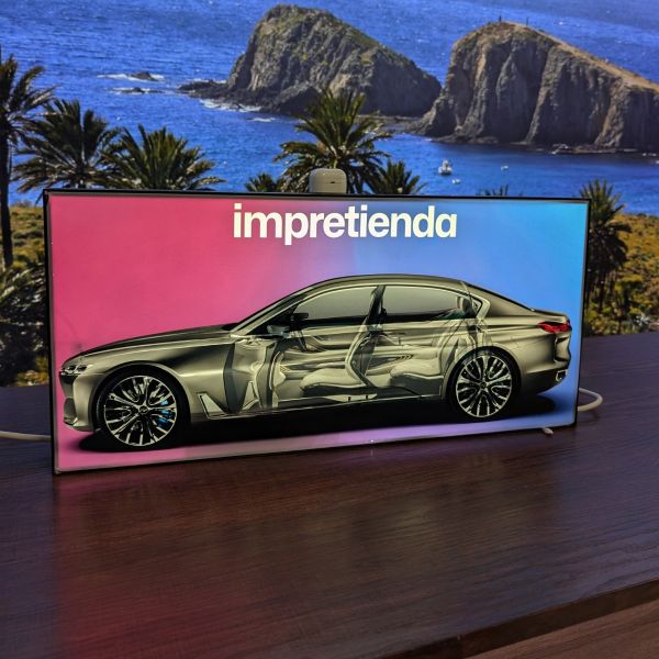Caja de Luz Textil con Perfil 60mm Una Cara