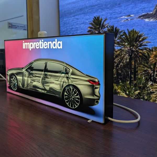 Tela Backlight FR 175g + Tela Blanca Opaca Reflectante para Cajas de Luz