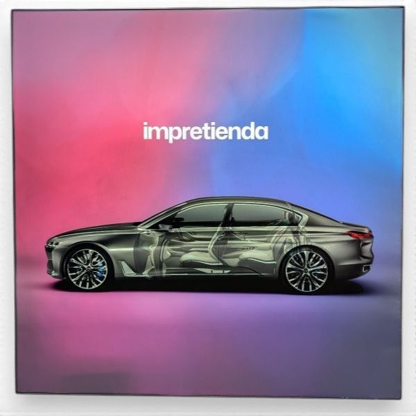 Caja de Luz Textil con Perfil 60mm Una Cara