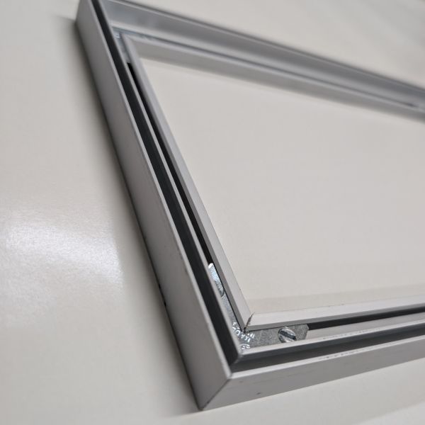 Marco Textil de Pared Perfil 19 mm en Aluminio para Tela con Silicona