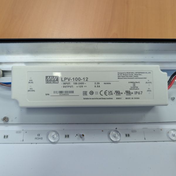 Caja de Luz Textil Perfil 100mm Una Cara y Doble Cara