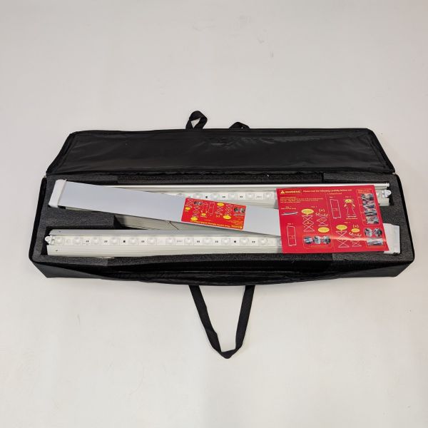 Caja de Luz Plegable Portátil Doble Cara 100x200 cm con Telas Backlight Incluidas