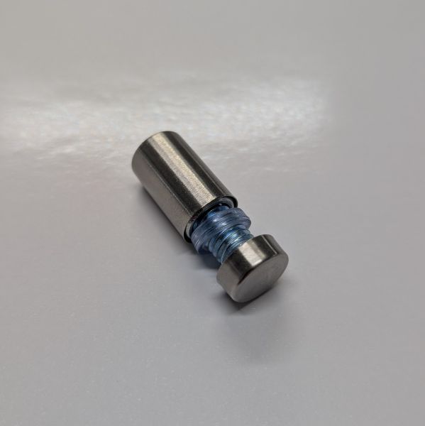 Separador embellecedor plata de 8 mm para rígidos