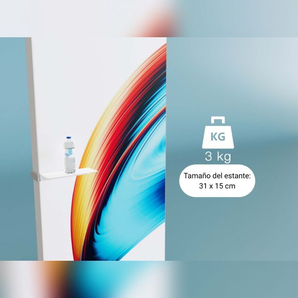 Portafolletos A4 y Estantes Metálicos para Cajas de Luz BIG LED-UP