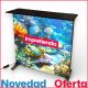 Mostrador Caja de Luz Plegable Portátil Doble Cara 100x100 cm con Telas Backlight Incluidas (Oferta hasta 30/4)