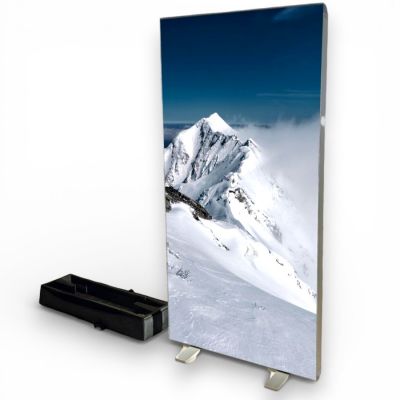 Caja de Luz Plegable Portátil Doble Cara 100x200 cm con Telas Backlight Incluidas