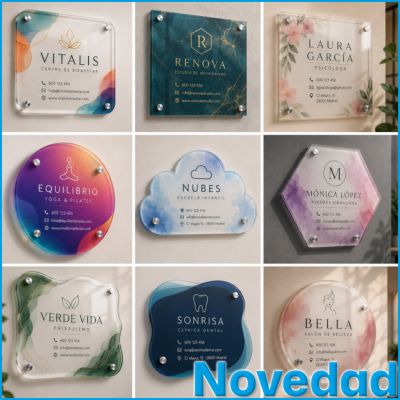 Metacrilato Transparente 5 y 10 mm Personalizado con Impresión UV