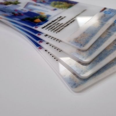 Metacrilato Opal Blanco 3 mm Impresión Una Cara