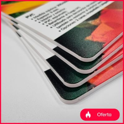 ¡OFERTA! PVC 3 mm impreso UV a 1 cara en tamaños estándar