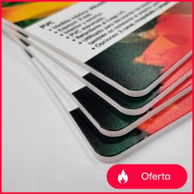 ¡OFERTA! PVC 3 mm impreso UV a 1 cara en tamaños estándar