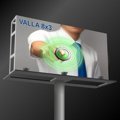 Vinilo Trasera Opaca Valla 8x3 m
